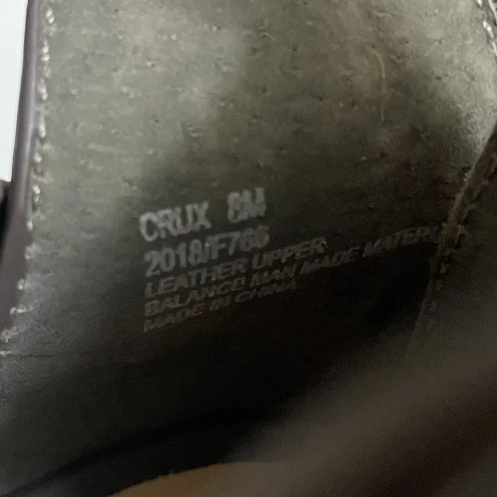 Naked Feet Crux Grey Suede and Leather Wedge Sandals size 8